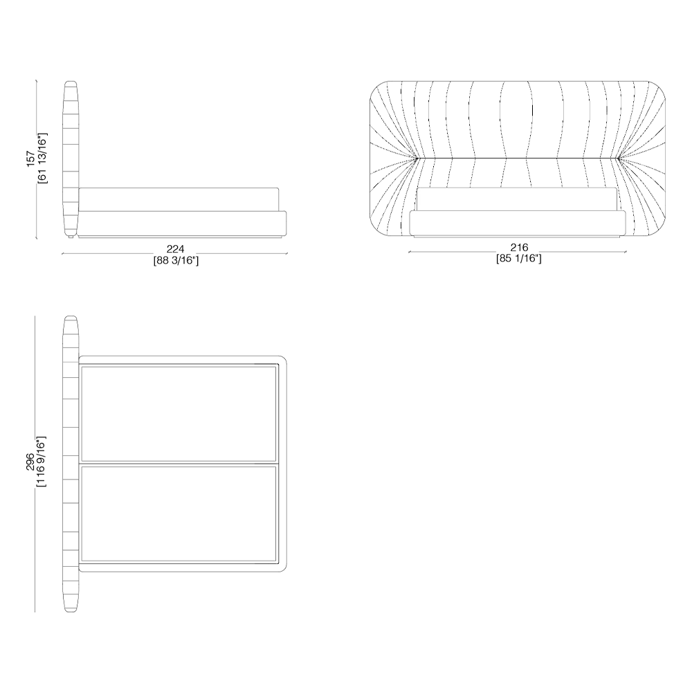 Кровать Laurameroni DRAPE картинка №4