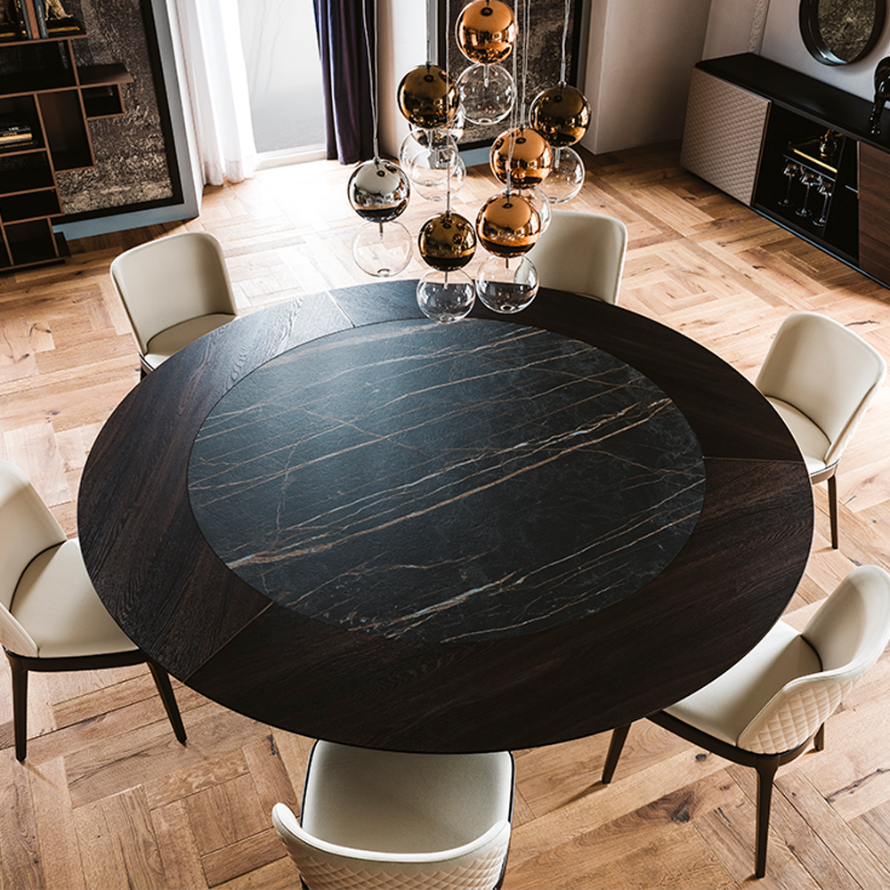 Стол обеденный Cattelan Italia SKORPIO KER-WOOD ROUND картинка №2