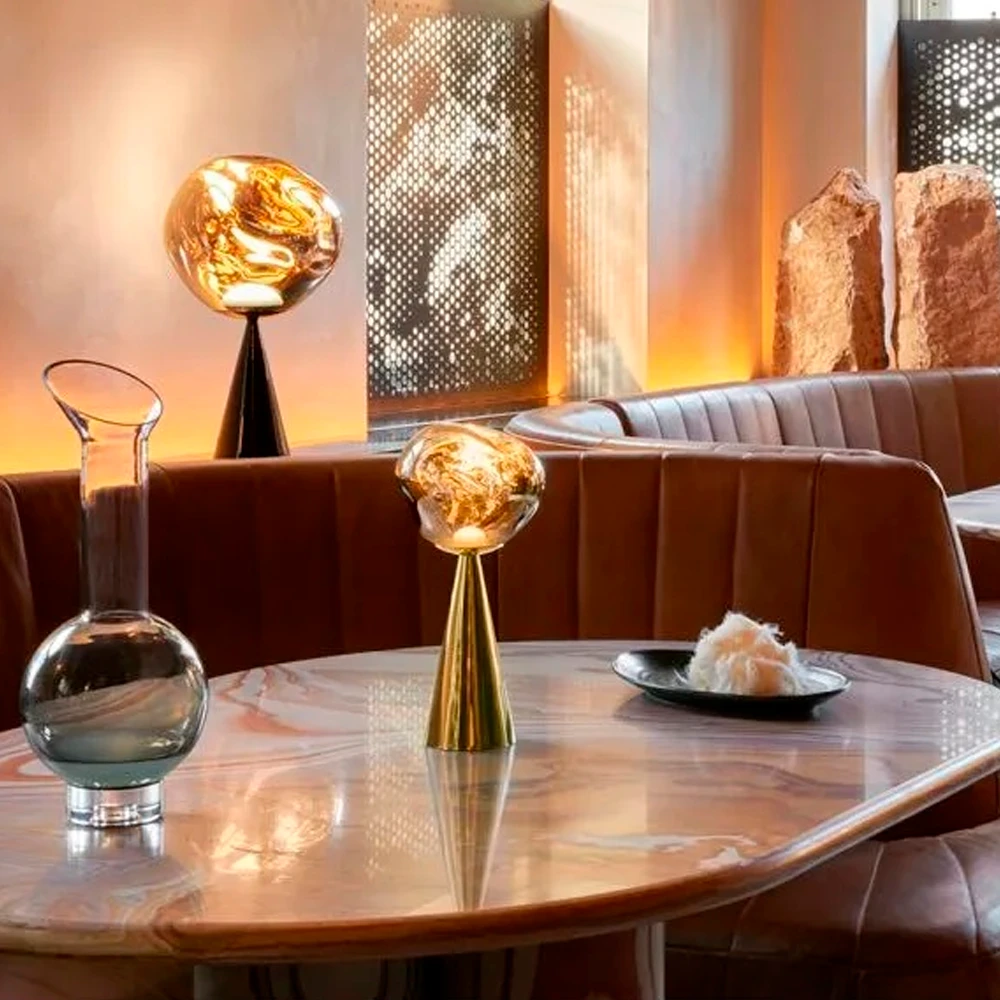 Настольная лампа Tom Dixon MELT gold картинка №6