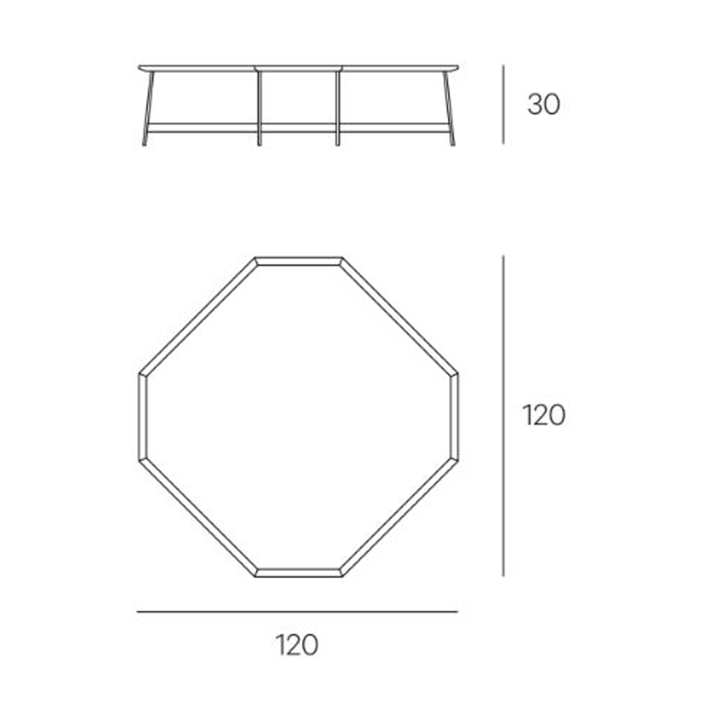 Стол журнальный Henge OCTAGON картинка №4