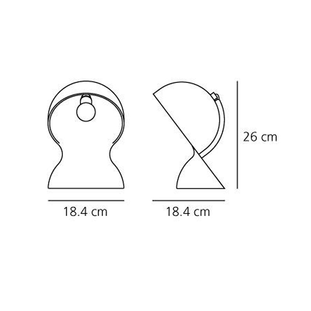 Настольная лампа Artemide DALU ORANGE картинка №4