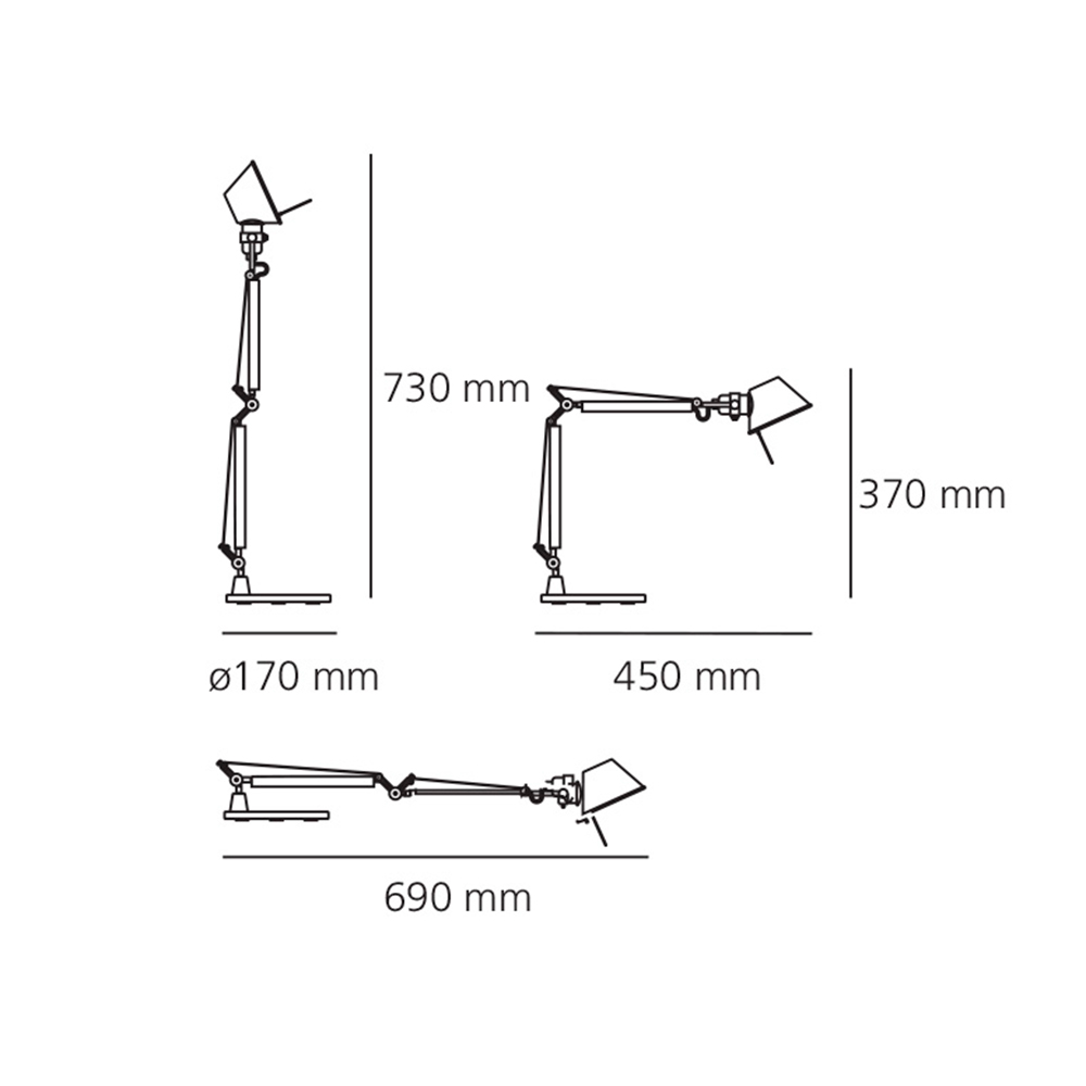 Настольная лампа Artemide TOLOMEO MICRO 0011860A картинка №5