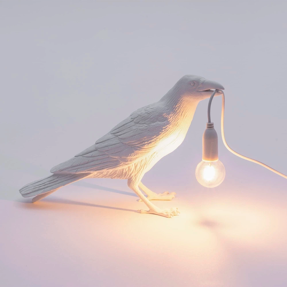 Настольная лампа Seletti BIRD WAITING WHITE  картинка №2