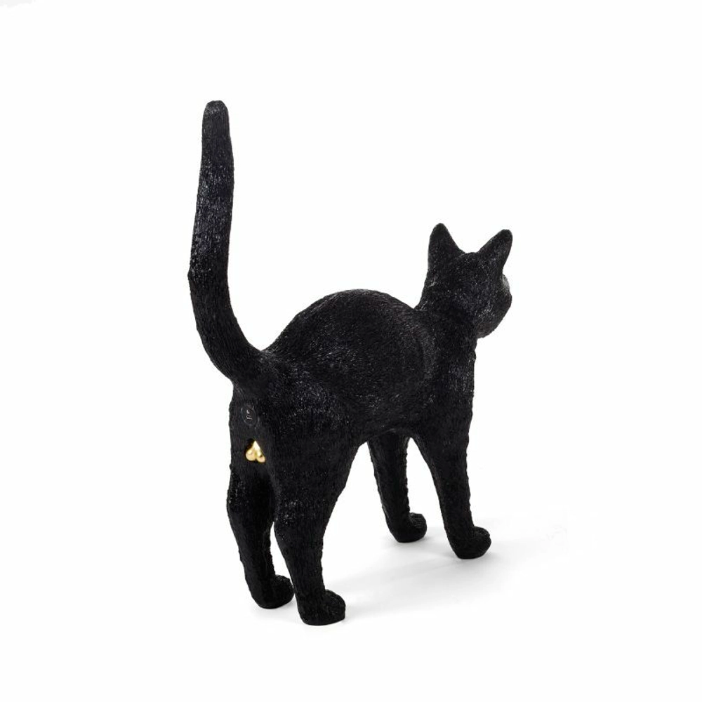 Настольная лампа Seletti JOBBY THE CAT Black картинка №5