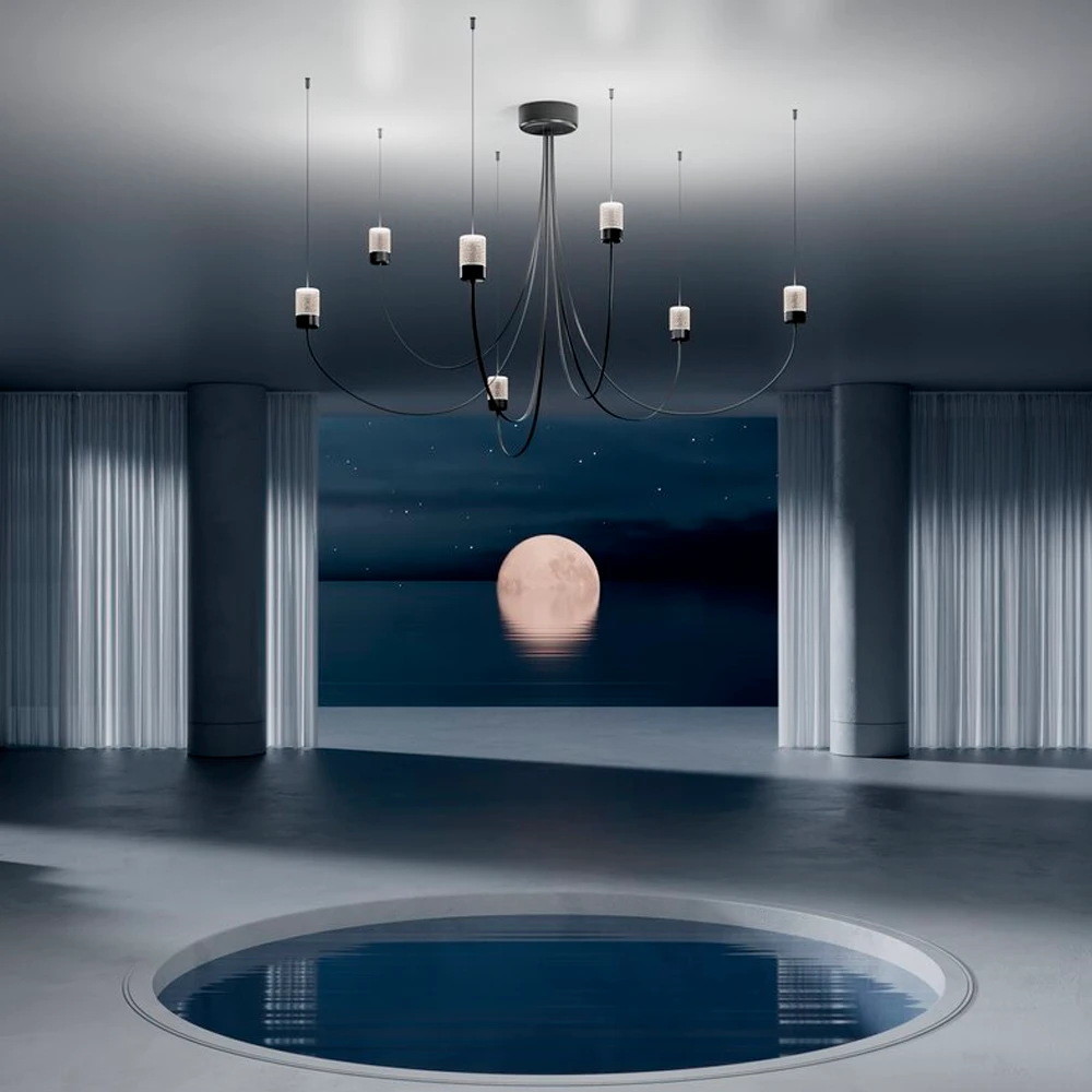 Подвесной светильник Moooi GRAVITY 7 BLACK картинка №4