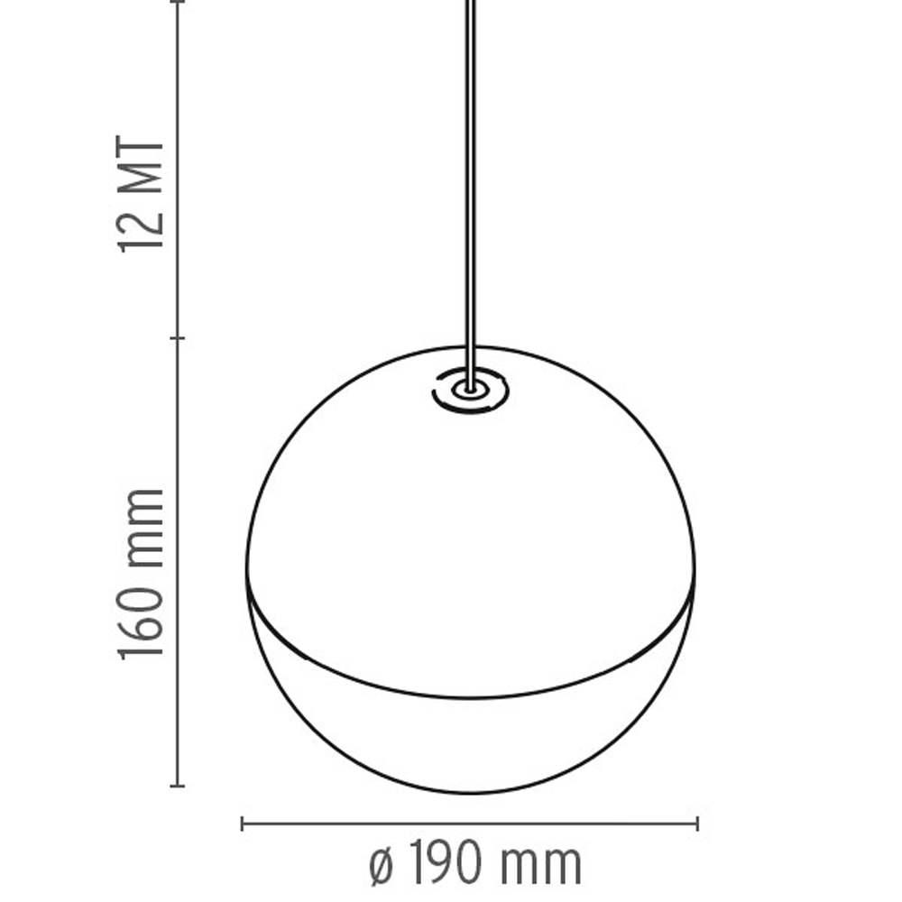 Подвесной светильник FLOS STRING LIGHT Sphere head  картинка №6