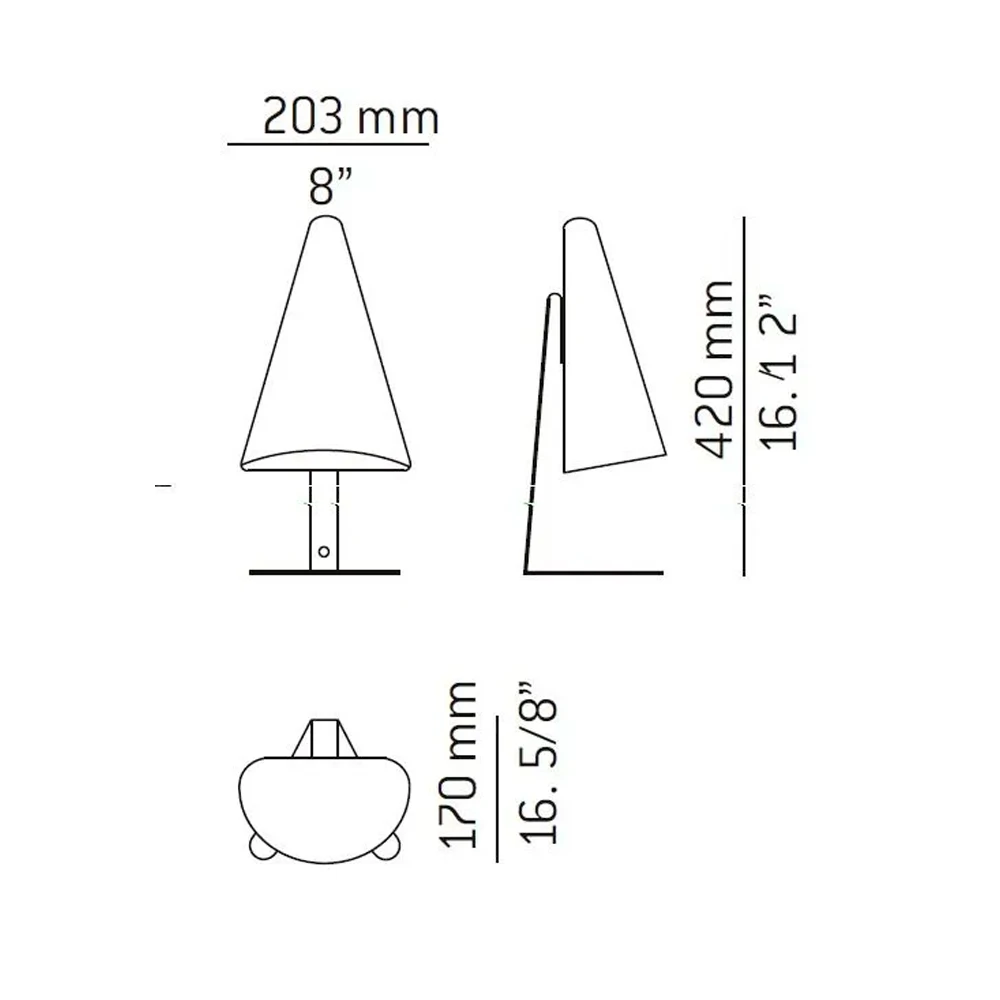 Настольная лампа Estiluz M-3004 BL NAN картинка №5