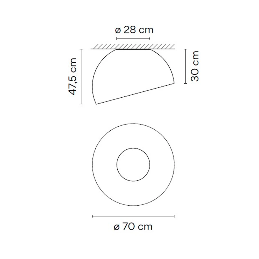 Потолочный светильник Vibia DUO 4880 GRAPHITE картинка №3