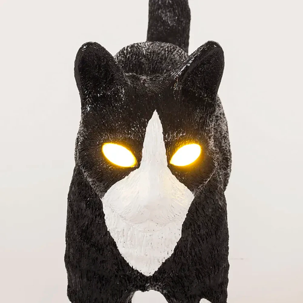 Настольная лампа Seletti JOBBY THE CAT Black & White картинка №3