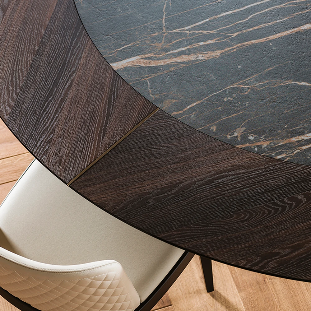 Стол обеденный Cattelan Italia SKORPIO KER-WOOD ROUND картинка №3