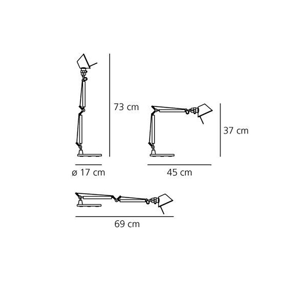 Настольная лампа Artemide TOLOMEO MICRO TAVOLO A011830 картинка №5