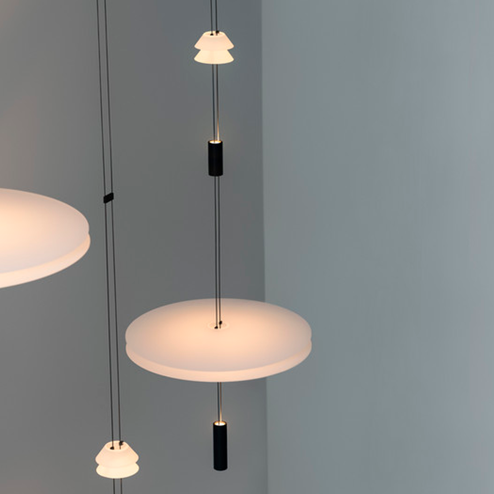 Подвесной светильник Vibia FLAMINGO MINI 1590 BLACK картинка №3