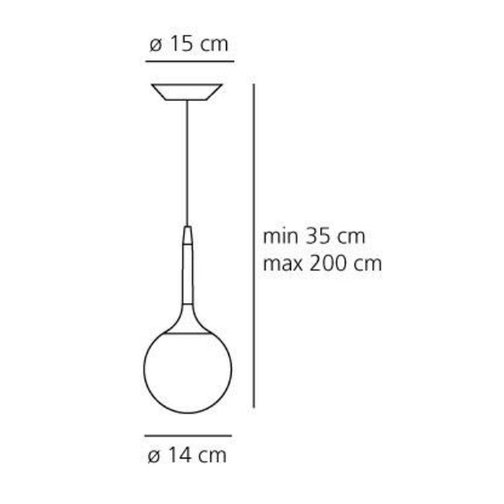 Подвесной светильник Artemide CASTORE14 картинка №4