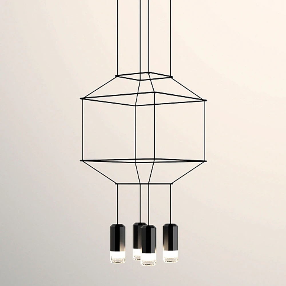 Подвесной светильник Vibia WIREFLOW 0312 BLACK