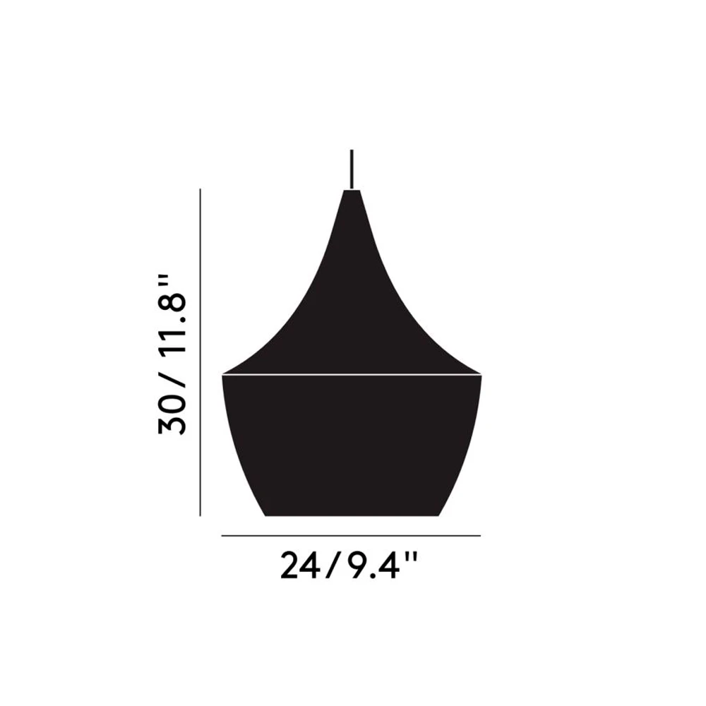 Подвесной светильник Tom Dixon BEAT LIGHT FAT   картинка №5