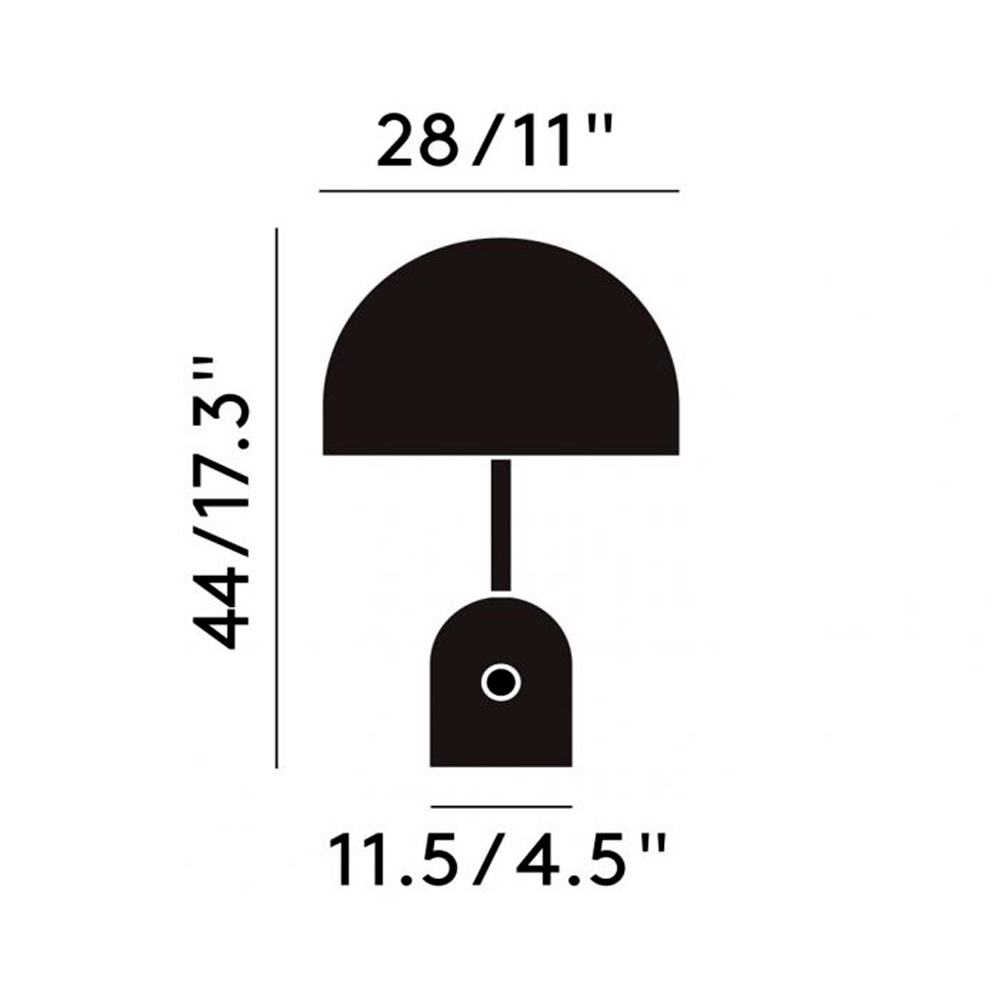 Настольная лампа Tom Dixon BELL Copper картинка №5