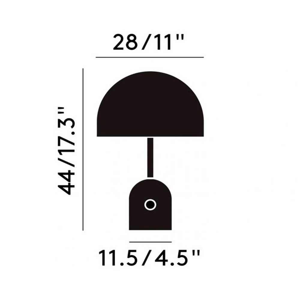 Настольная лампа Tom Dixon BELL Chrome картинка №2