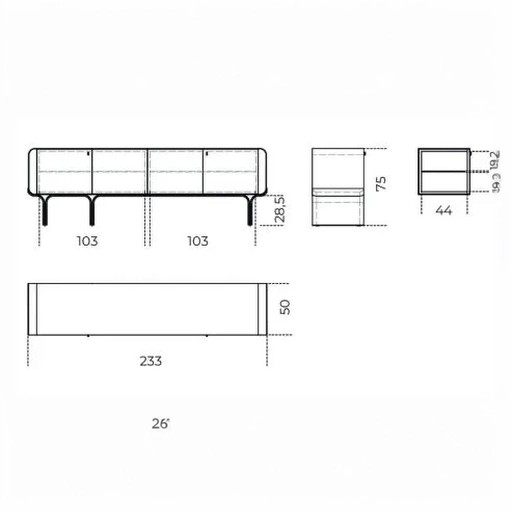 Комод Gallotti&Radice STAMI SIDEBORD картинка №6