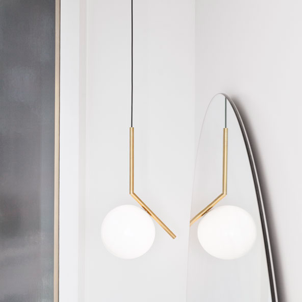 Торшер Flos IC LIGHTS F1 BRASS картинка №1