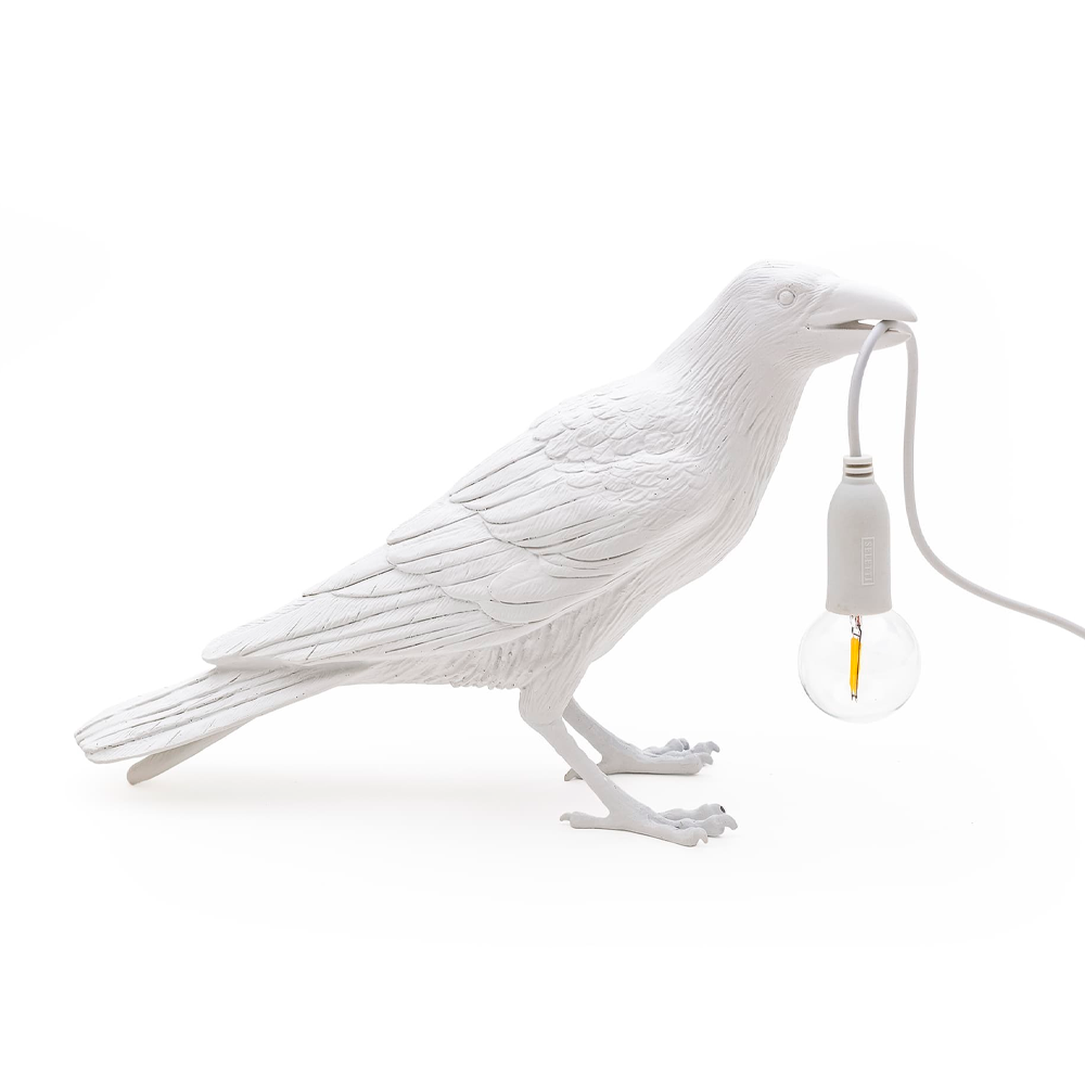 Настольная лампа Seletti BIRD WAITING WHITE  картинка №1