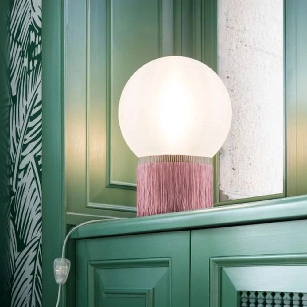 Настольная лампа Slamp FRINGE SMALL PINK