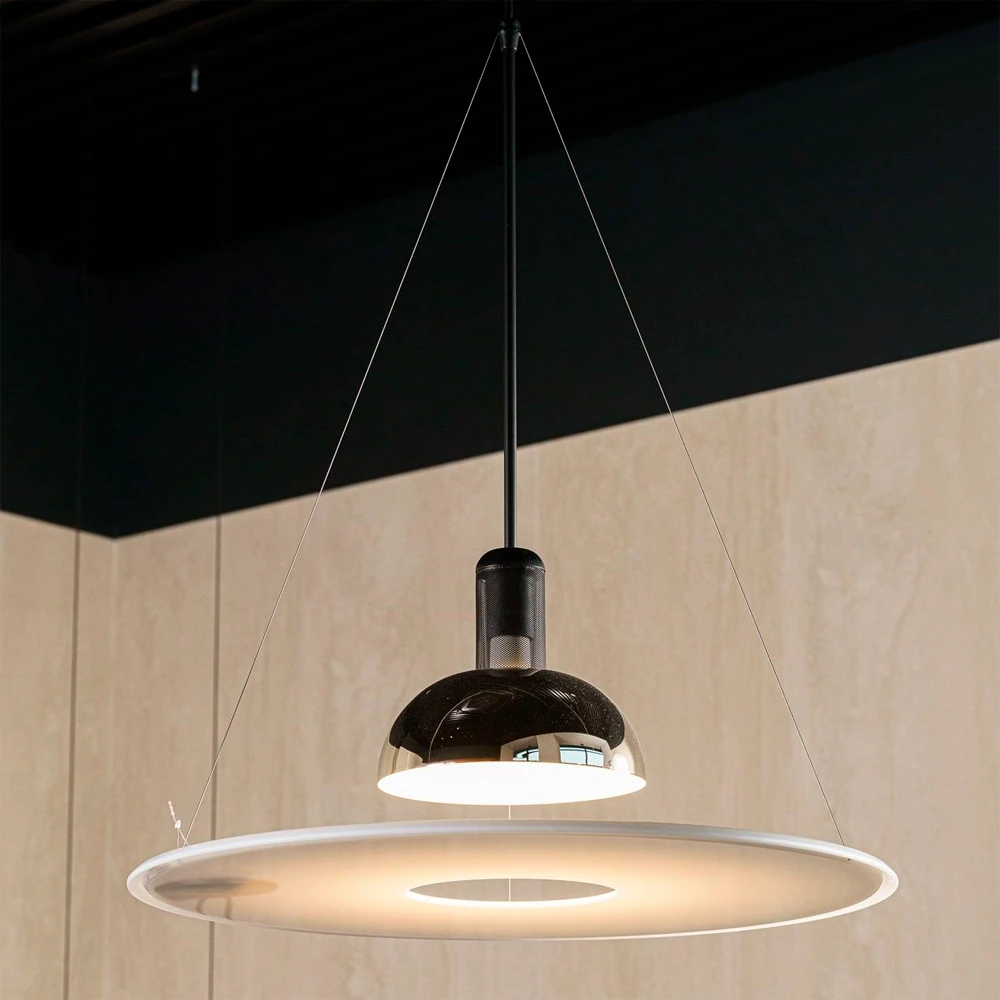 Подвесной светильник Flos FRISBI chrome картинка №1