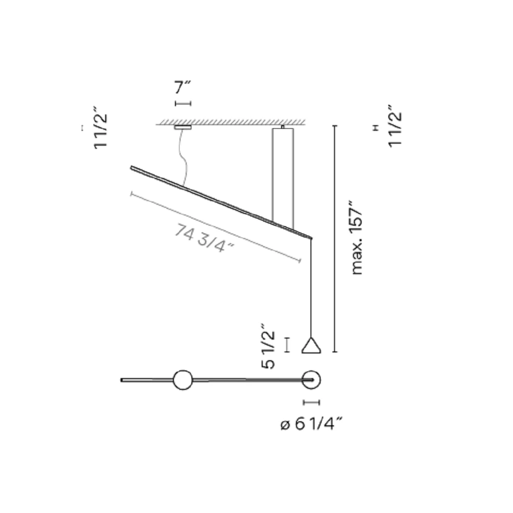 Подвесной светильник Vibia NORTH 5670 картинка №3