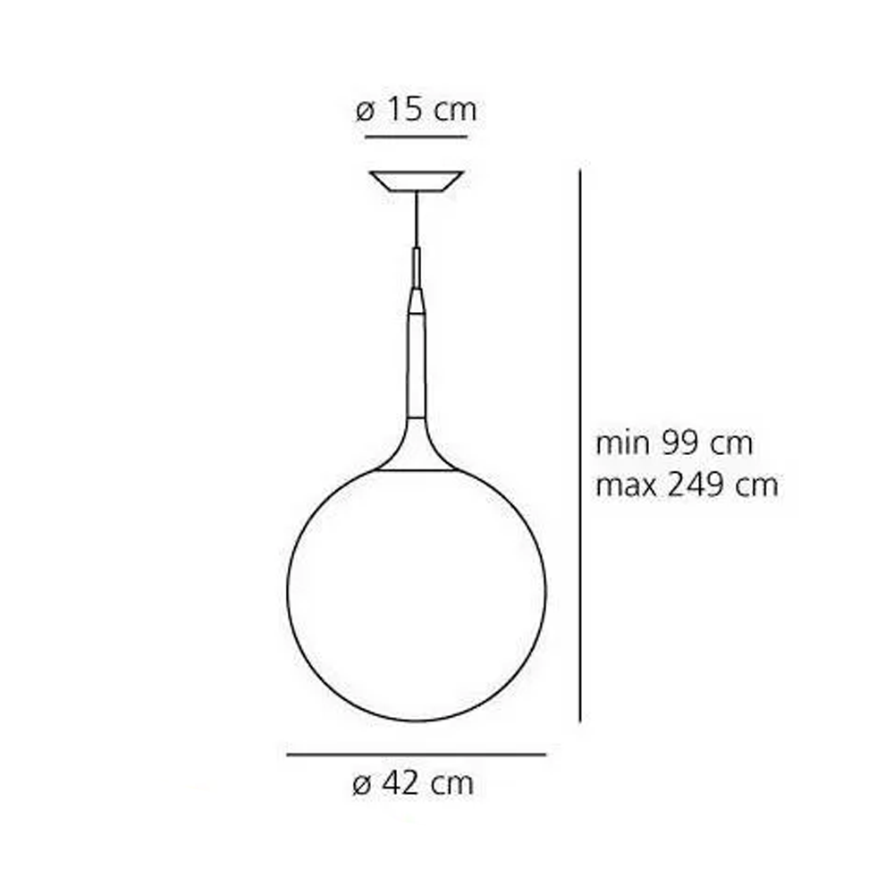 Подвесной светильник Artemide CASTORE 25 картинка №5
