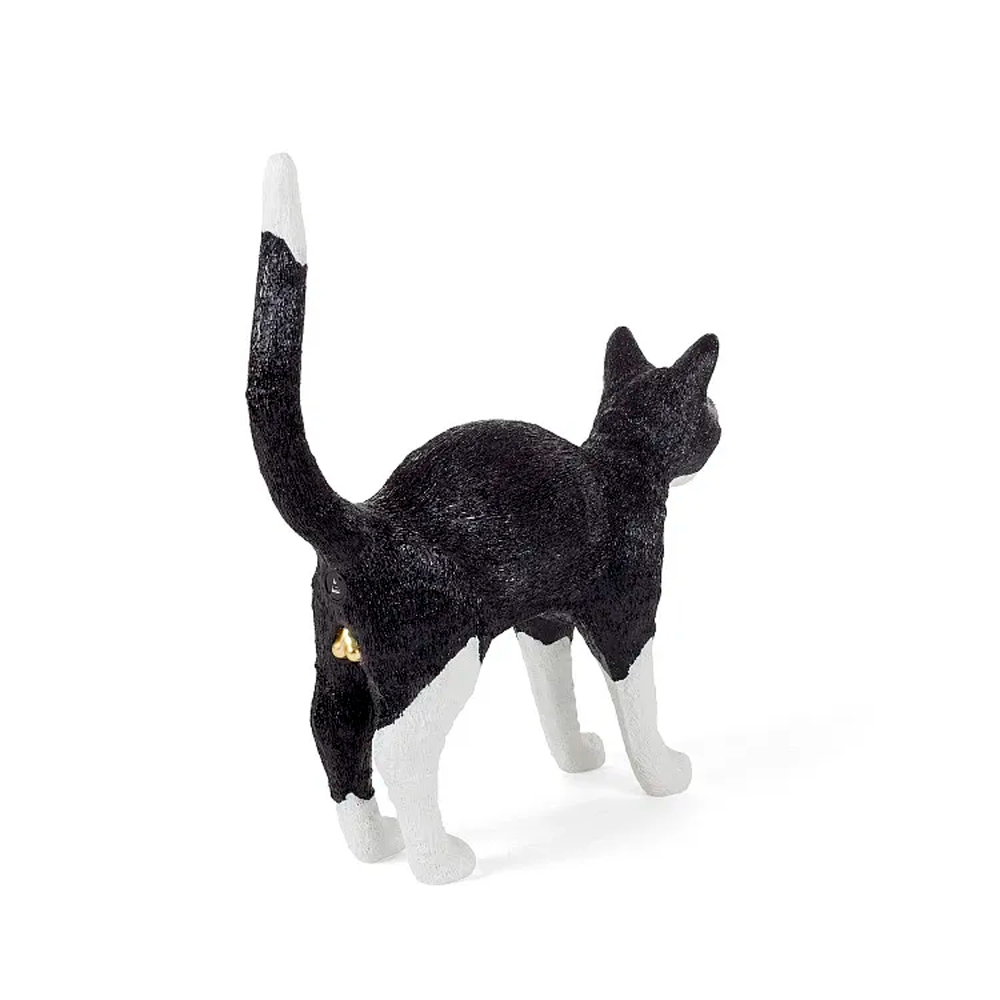 Настольная лампа Seletti JOBBY THE CAT Black & White картинка №2