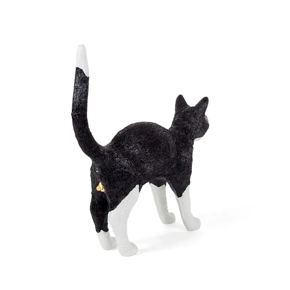 Настольная лампа Seletti JOBBY THE CAT Black & White картинка №2