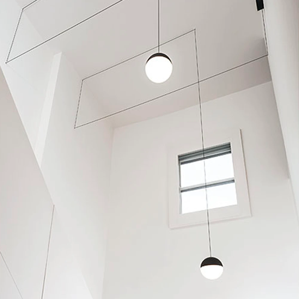 Подвесной светильник FLOS STRING LIGHT Sphere head  картинка №2