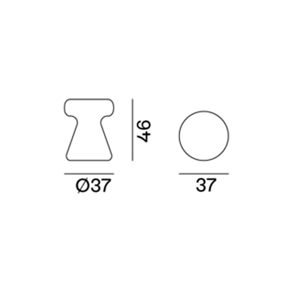 Стол журнальный Gervasoni INOUT 44 WHITE WITH DOTS картинка №4