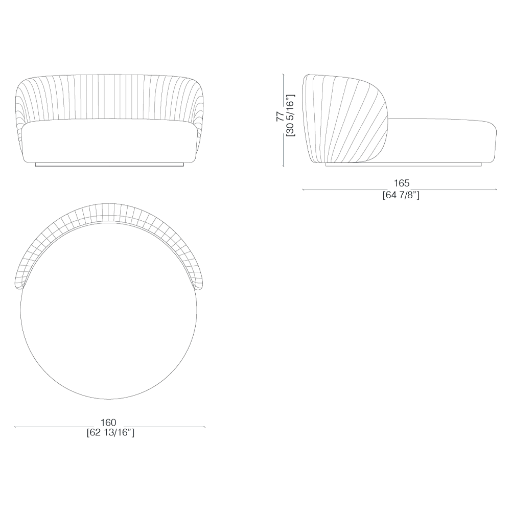Диван Laurameroni DRAPE ROUND картинка №4